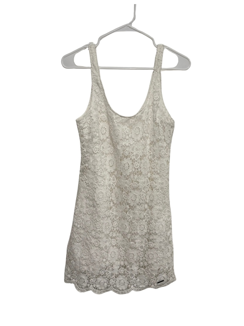 Abercrombie & Fitch Ivory Lace Mini Dress